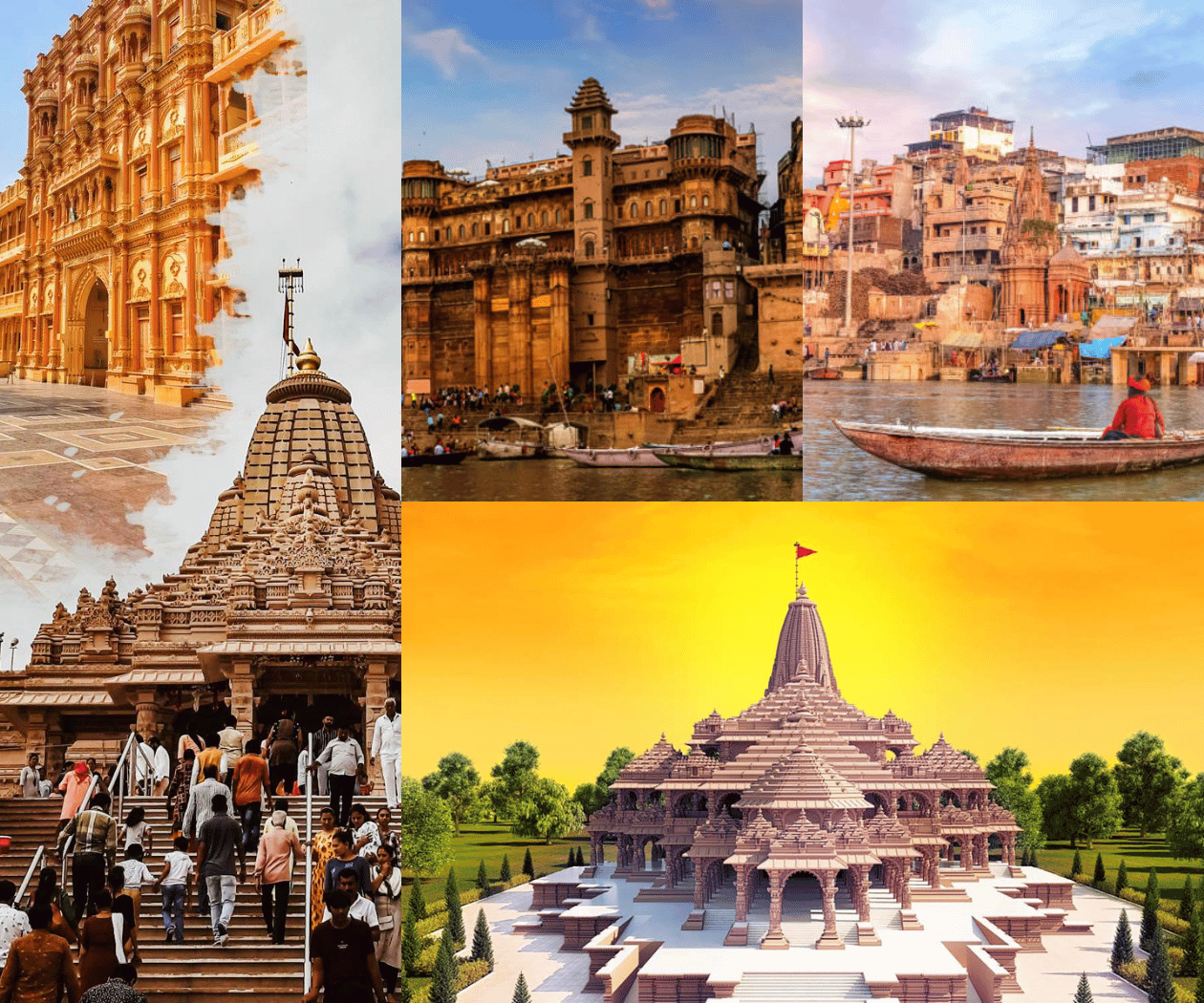 Golden Triangle Tour With Varanasi Ayodhya Prayagraj: Ultimate Journey Golden Triangle Tour With Varanasi Ayodhya Prayagraj: Ultimate Journey