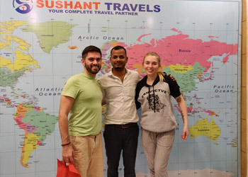 Mr. Gustavo & Aana Visited Same Day Agra