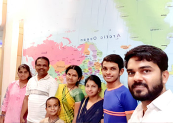 Golden Triangle Tour with Mr. Amol Shinde and his family