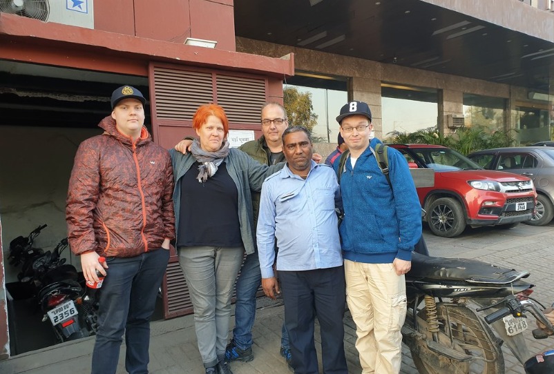 Mr. Erik From Sweden Visited Golden Triangle Tour With Sushant Travels