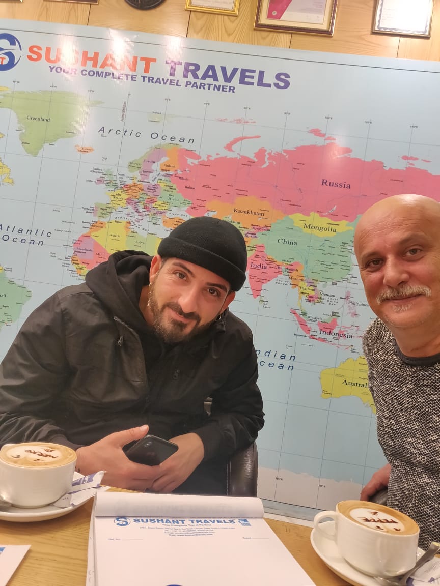 Mr. Penne & Richard From Italy Visited Ayodhya Varanasi Khajuraho Tour With Sushant Travels