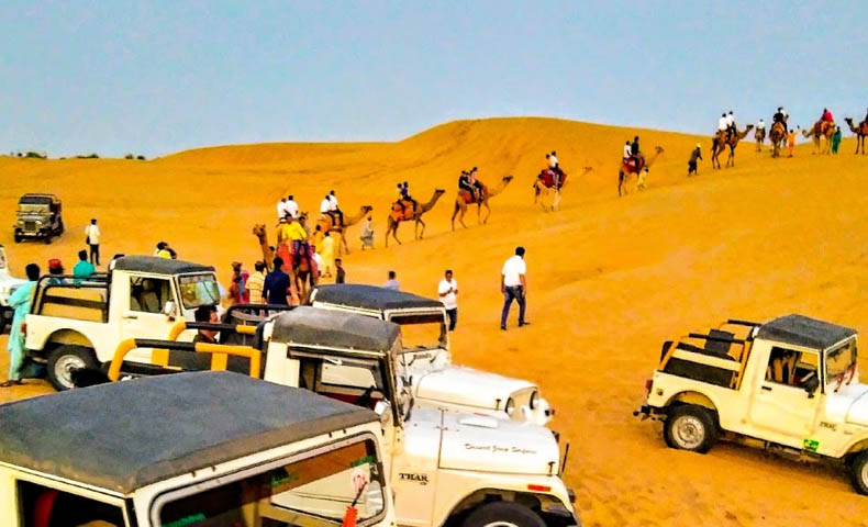 Sand Dune Jeep Safari Tour In Rajasthan